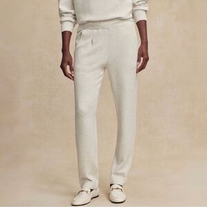 Varley The Rolled Cuff Pant in Ivory Marl | XL